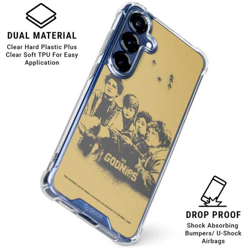 Warner Bros The Goonies (1985) The Goonies Cast Galaxy S25 Clear Case